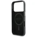 Etui Guess 4G Script MagSafe na iPhone 17 Pro Max - czarne