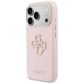 Etui Guess FW Resin Logo na iPhone 17 Pro Max - różowe