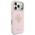 Etui Guess FW Resin Logo na iPhone 17 Pro Max - różowe