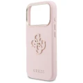 Etui Guess FW Resin Logo na iPhone 17 Pro Max - różowe