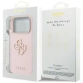 Etui Guess FW Resin Logo na iPhone 17 Pro Max - różowe