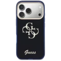 Etui Guess IML 4G Script Metal na iPhone 17 Pro Max - niebieskie