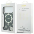 Etui Guess IML Peony Dot MagSafe na iPhone 17 Pro Max - czarne