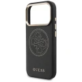 Etui Guess Perforated 4G MagSafe na iPhone 17 Pro Max - czarne
