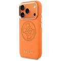 Etui Guess Perforated 4G MagSafe na iPhone 17 Pro Max - pomarańczowe