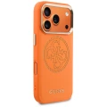 Etui Guess Perforated 4G MagSafe na iPhone 17 Pro Max - pomarańczowe