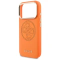 Etui Guess Perforated 4G MagSafe na iPhone 17 Pro Max - pomarańczowe