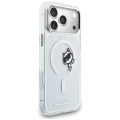 Etui Karl Lagerfeld IML Peekaboo MagSafe na iPhone 17 Pro Max - przezroczyste