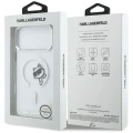 Etui Karl Lagerfeld IML Peekaboo MagSafe na iPhone 17 Pro Max - przezroczyste