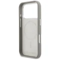 Etui Karl Lagerfeld Karl & Choupette Head Pins Saffiano MagSafe na iPhone 17 Pro Max - szare