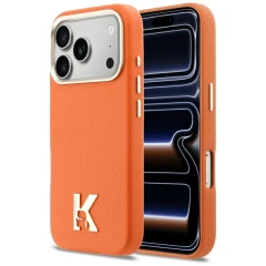 Etui Karl Lagerfeld Karl Head Logo MagSafe na iPhone 17 Pro Max - pomarańczowe