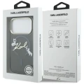Etui Karl Lagerfeld IML Choupettes Karl  Script Logo MagSafe na iPhone 17 Pro Max - czarne
