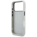 Etui Karl Lagerfeld IML Glitter KL Diamond Logo na iPhone 17 Pro Max - srebrne