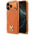Etui Karl Lagerfeld IML K Head Logo MagSafe na iPhone 17 Pro Max - pomarańczowe