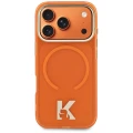 Etui Karl Lagerfeld IML K Head Logo MagSafe na iPhone 17 Pro Max - pomarańczowe