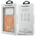 Etui Karl Lagerfeld IML K Head Logo MagSafe na iPhone 17 Pro Max - pomarańczowe