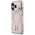 Etui Karl Lagerfeld IML K Head Logo MagSafe na iPhone 17 Pro Max - różowe