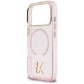 Etui Karl Lagerfeld IML K Head Logo MagSafe na iPhone 17 Pro Max - różowe