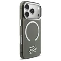 Etui Karl Lagerfeld IML KL Script Logo MagSafe na iPhone 17 Pro Max - czarne