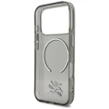 Etui Karl Lagerfeld IML KL Script Logo MagSafe na iPhone 17 Pro Max - czarne