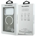 Etui Karl Lagerfeld IML KL Script Logo MagSafe na iPhone 17 Pro Max - czarne