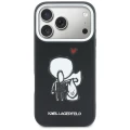 Etui Karl Lagerfeld Karl & Choupette Back Logo MagSafe na iPhone 17 Pro Max - czarne