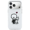 Etui Karl Lagerfeld Karl & Choupette Back MagSafe na iPhone 17 Pro Max - przezroczyste