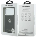 Etui Karl Lagerfeld Point & Karl Sketch MagSafe na iPhone 17 Pro Max - czarne