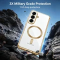 Etui Tech-Protect MagFlex na Samsung Galaxy S26+ - przezroczysto-złote