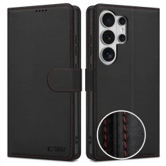 Etui Tech-Protect Wallet na Samsung Galaxy S26 Ultra - czarno-czerwone