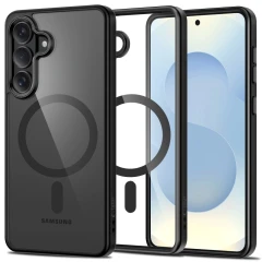 Etui Tech-Protect Magmat MagSafe na Samsung Galaxy S26 - przezroczysto-czarne