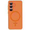 Etui Tech-Protect Magmat MagSafe na Samsung Galaxy S26 - pomarańczowo-matowe