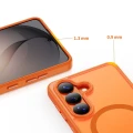 Etui Tech-Protect Magmat MagSafe na Samsung Galaxy S26 - pomarańczowo-matowe