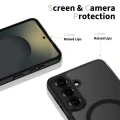 Etui Tech-Protect BasicMag MagSafe na Samsung Galaxy S26+ - przezroczysto-czarne