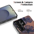 Etui Tech-Protect Lamano MagSafe na Samsung Galaxy S26 Ultra - brązowo-fioletowe