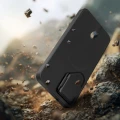 Etui Tech-Protect Kevlar Aura MagSafe na Samsung Galaxy S26 - czarno-pomarańczowe