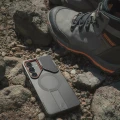 Etui Tech-Protect Kevlar Aura MagSafe na Samsung Galaxy S26 - czarno-pomarańczowe