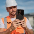 Etui Tech-Protect Kevlar Aura MagSafe na Samsung Galaxy S26 Ultra - czarno-pomarańczowe