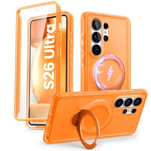 Etui Supcase Cosmo Mag MagSafe na Samsung Galaxy S26 Ultra - pomarańczowe