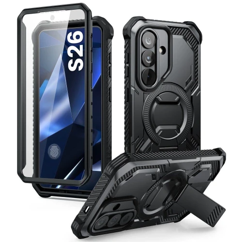 Etui Supcase ArmorBox Mag MagSafe na Samsung Galaxy S26 - czarne
