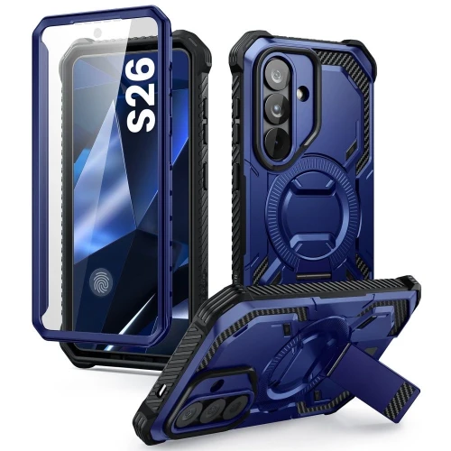 Etui Supcase ArmorBox Mag MagSafe na Samsung Galaxy S26 - granatowo-czarne