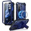 Etui Supcase ArmorBox Mag MagSafe na Samsung Galaxy S26 - granatowo-czarne
