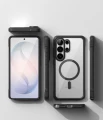 Etui Ringke Fusion Bold Magnetic MagSafe na Samsung Galaxy S26 Ultra - przezroczysto-czarne