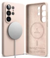 Etui Ringke Silicone MagSafe na Samsung Galaxy S26 Ultra - różowe