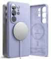 Etui Ringke Silicone MagSafe na Samsung Galaxy S26 Ultra - fioletowe