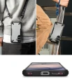 Etui Ringke Fusion X na Samsung Galaxy S26+ - przezroczysto-czarne