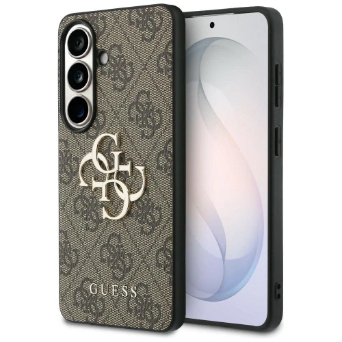 Etui Guess 4G Big Metal Logo do Samsung Galaxy S26 Plus - brązowe