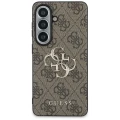 Etui Guess 4G Big Metal Logo do Samsung Galaxy S26 Plus - brązowe
