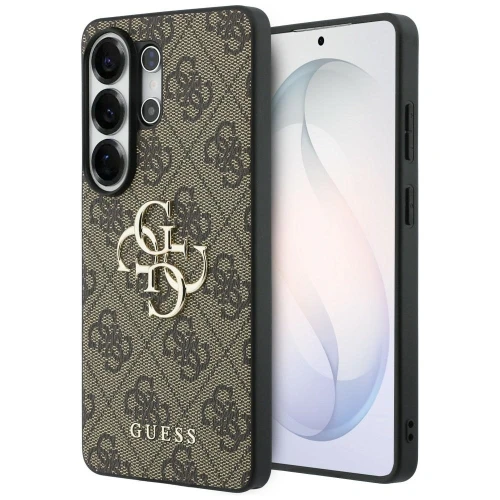 Etui Guess 4G Big Metal Logo do Samsung Galaxy S26 Ultra - brązowe