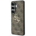 Etui Guess 4G Big Metal Logo do Samsung Galaxy S26 Ultra - brązowe